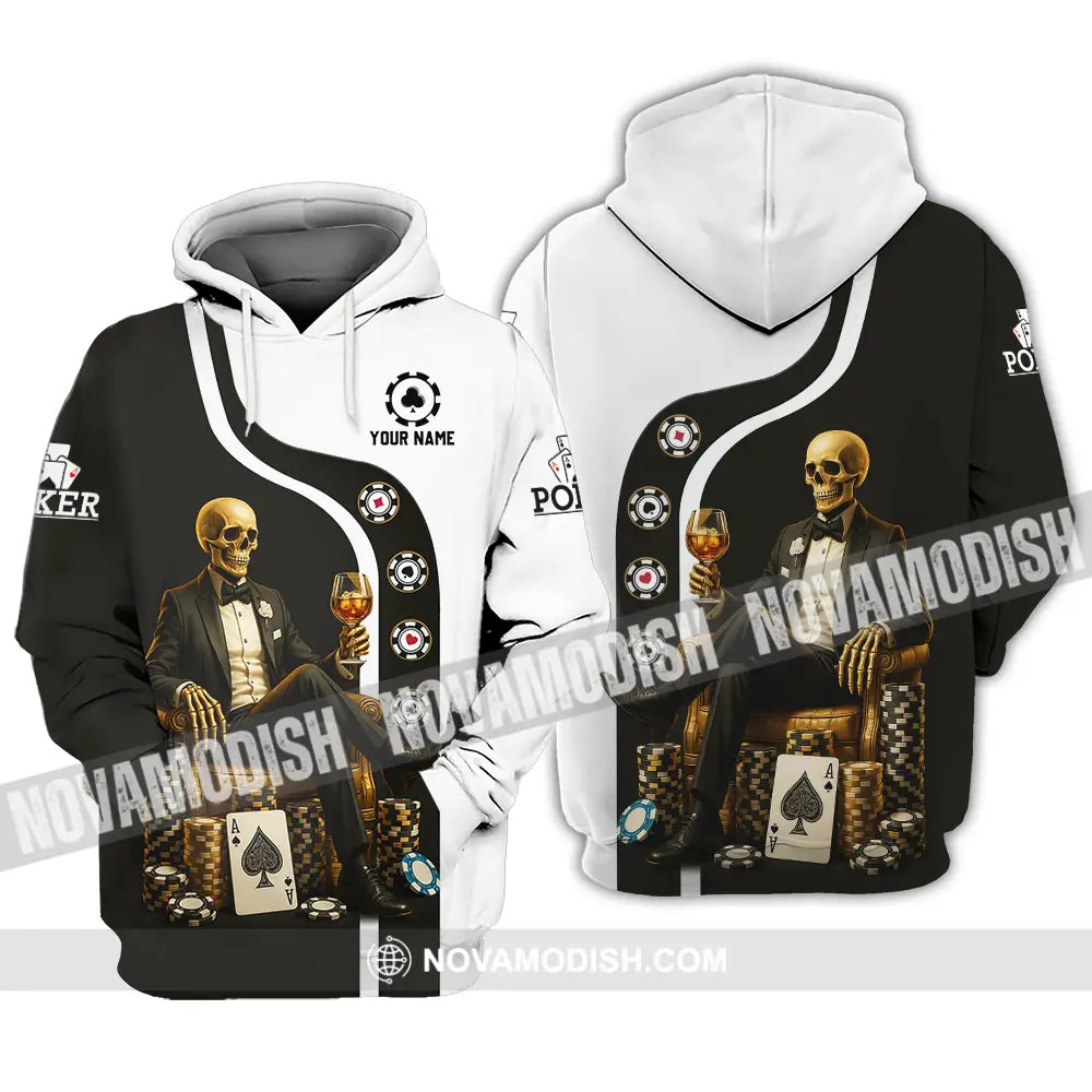 Unisex Shirt - Custom Poker Shirt Hoodie / S T-shirt