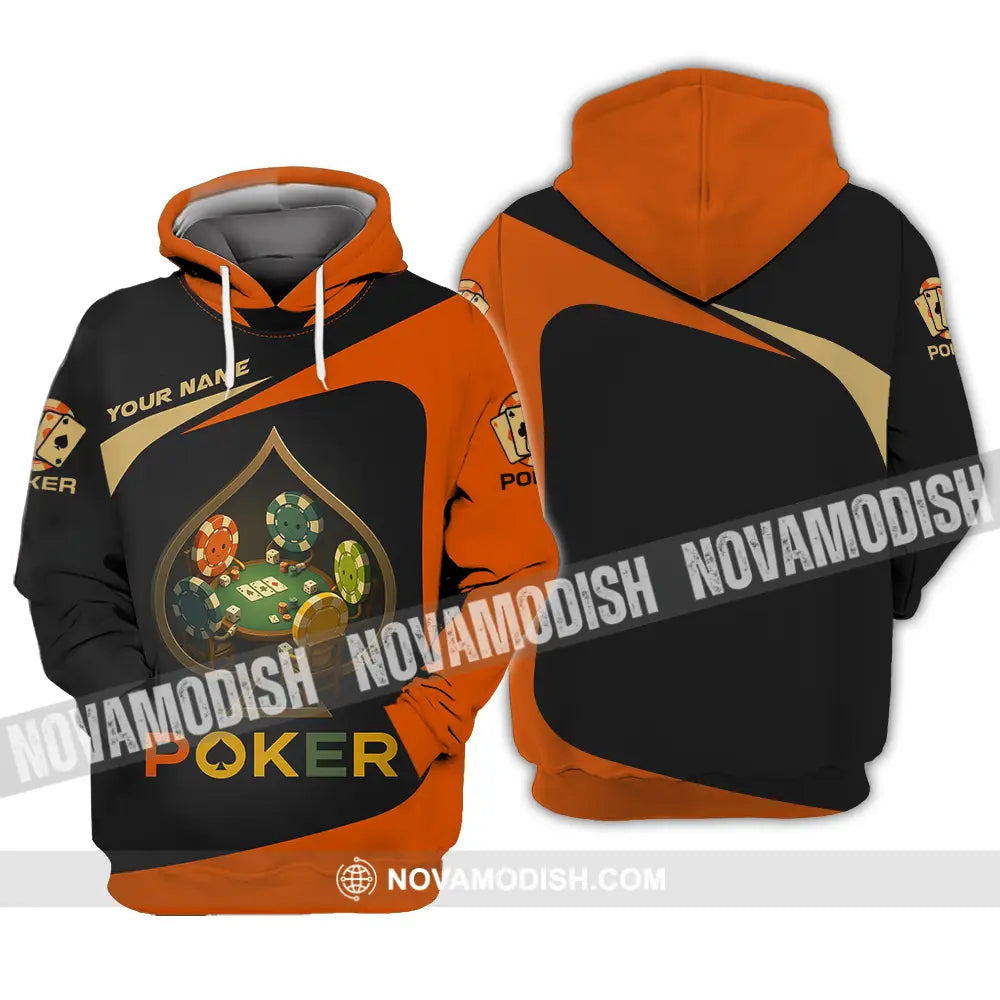 Unisex Shirt - Custom Poker Shirt Hoodie / S T-shirt