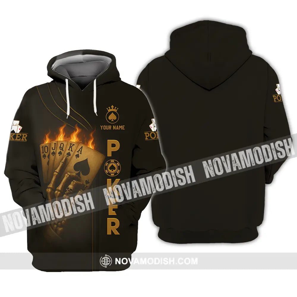 Unisex Shirt - Custom Poker Shirt Hoodie / S T-shirt