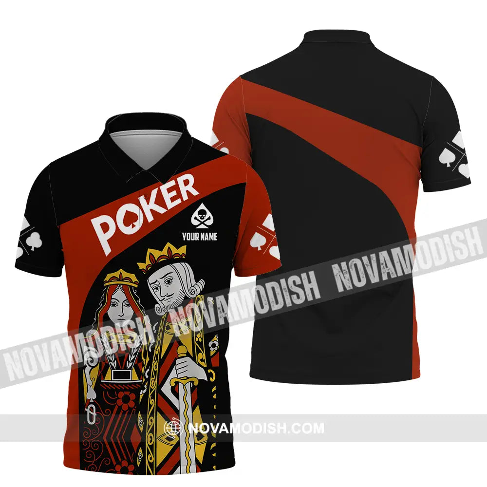 Unisex Shirt - Custom Poker Lover Shirt Polo Shirt / S T-shirt