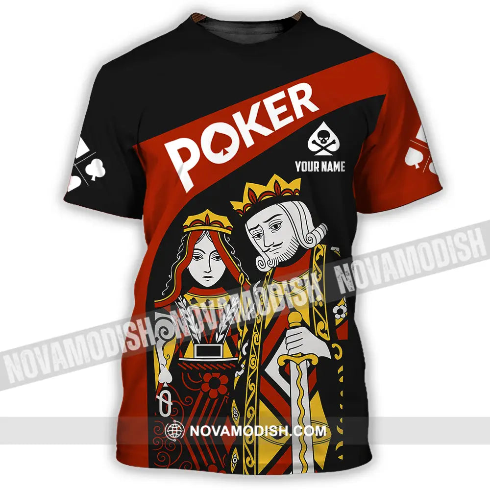 Unisex Shirt - Custom Poker Lover Shirt T-Shirt / S T-shirt