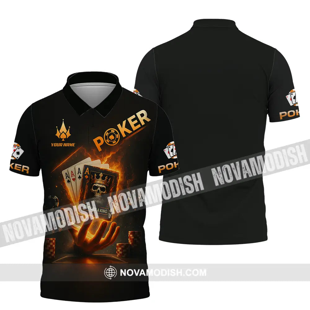 Unisex Shirt - Custom Poker Shirt Polo Shirt / S T-shirt