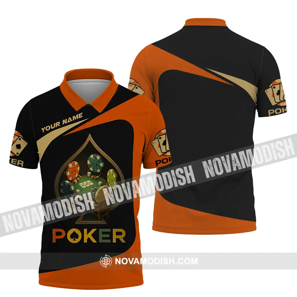 Unisex Shirt - Custom Poker Shirt Polo Shirt / S T-shirt
