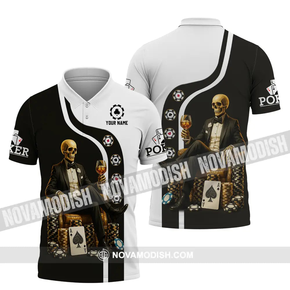 Unisex Shirt - Custom Poker Shirt Polo Shirt / S T-shirt