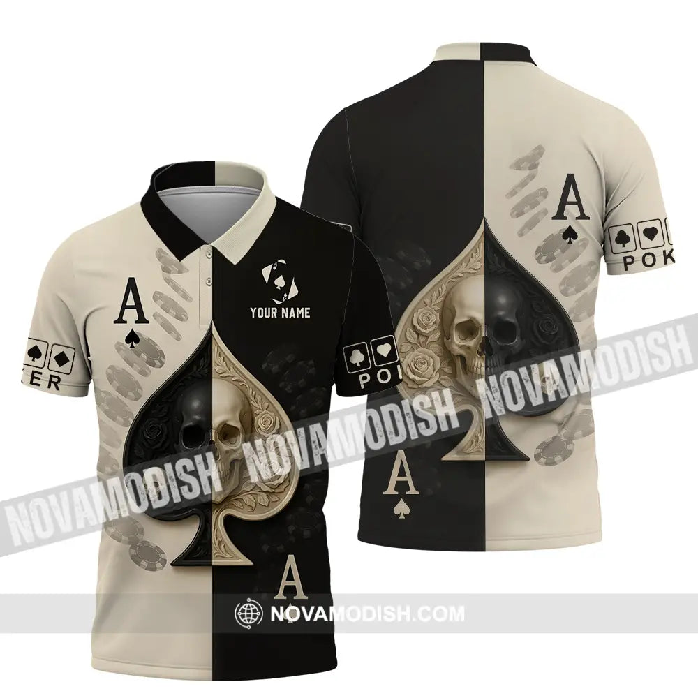 Unisex Shirt - Custom Poker Shirt Polo Shirt / S T-shirt