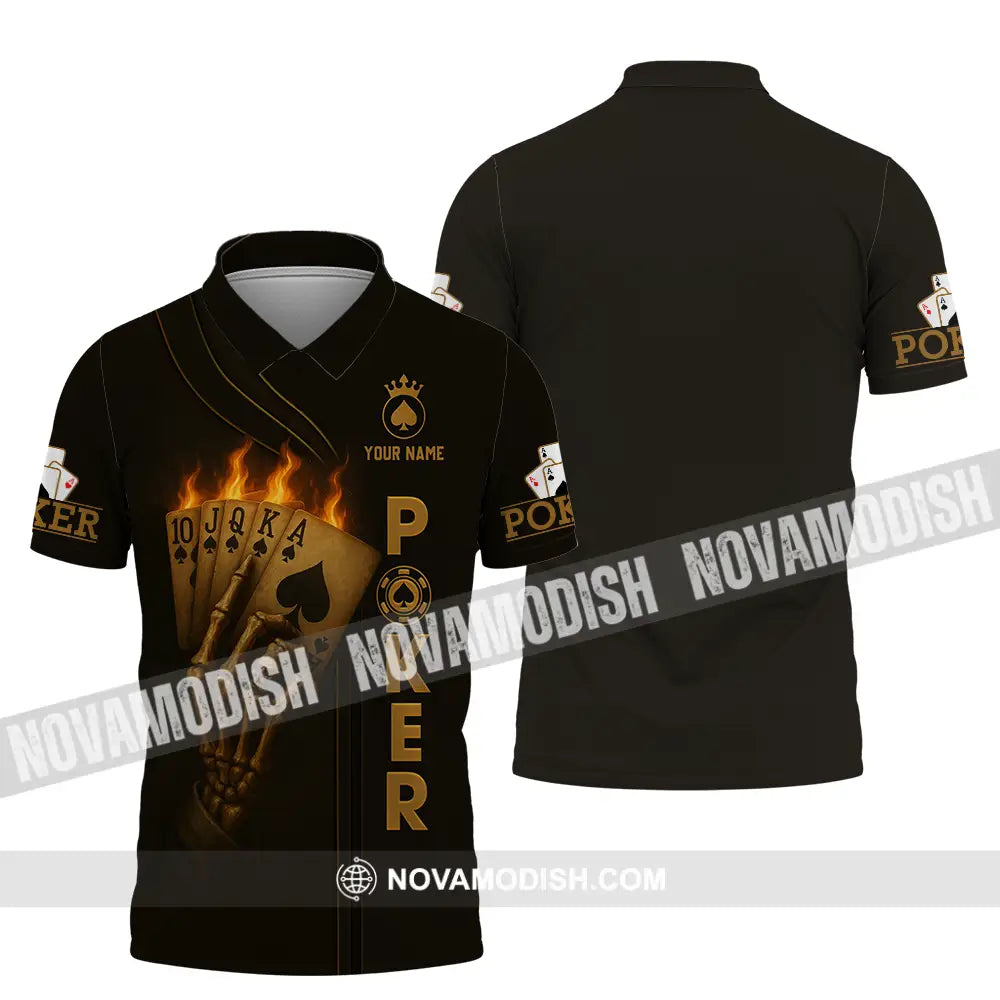 Unisex Shirt - Custom Poker Shirt Polo Shirt / S T-shirt