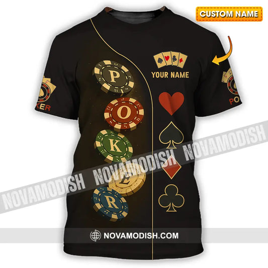 Unisex Shirt - Custom Poker Shirt T-shirt