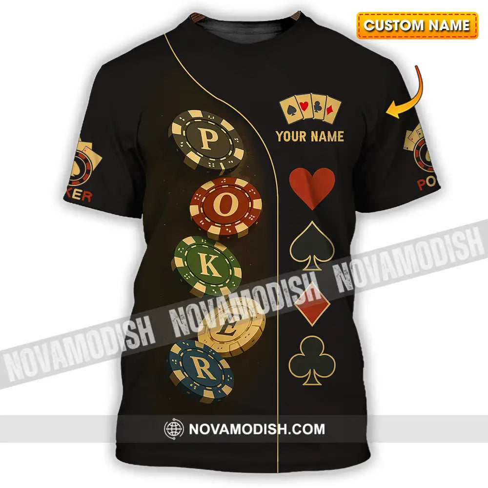 Unisex Shirt - Custom Poker Shirt T-shirt