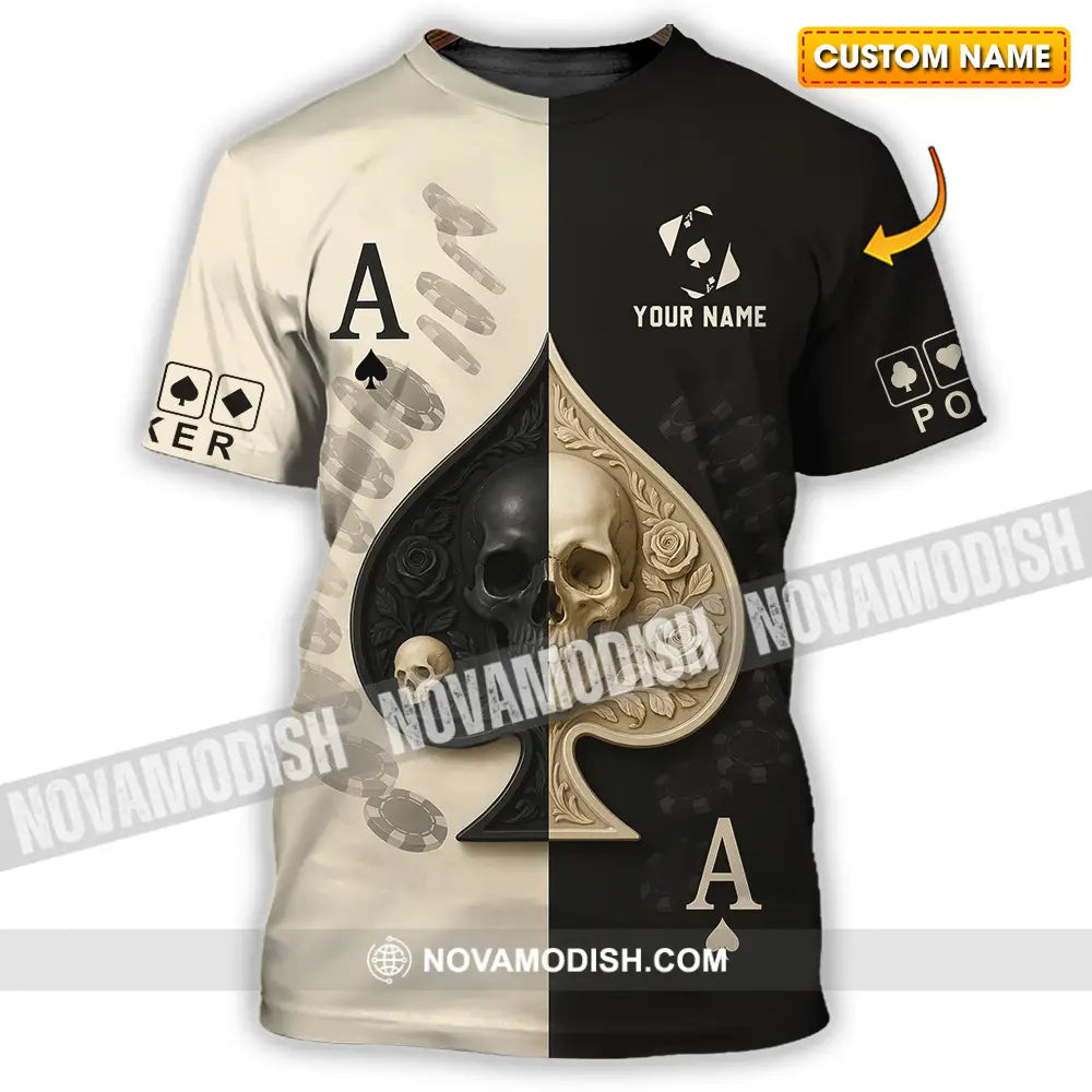 Unisex Shirt - Custom Poker Shirt T-shirt