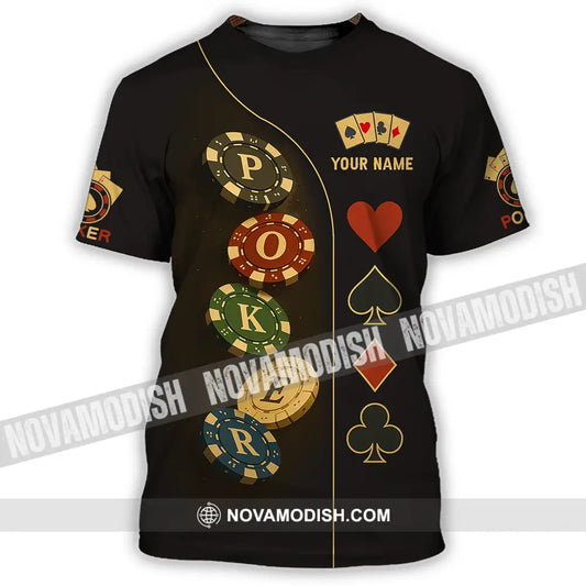 Unisex Shirt - Custom Poker Shirt T-Shirt / S T-shirt
