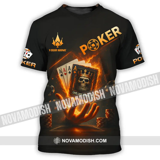 Unisex Shirt - Custom Poker Shirt T-Shirt / S T-shirt