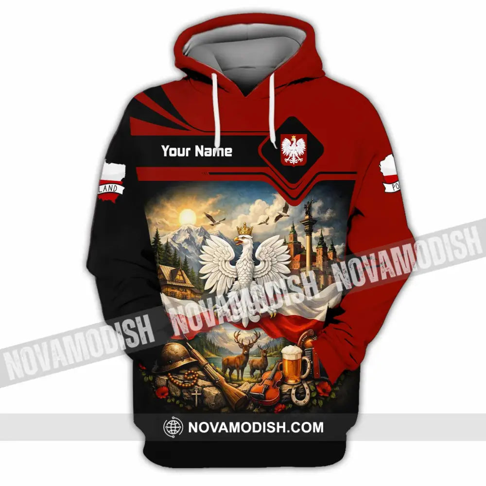 Unisex Shirt - Custom Poland Shirt - Hoodie / S - T-shirt