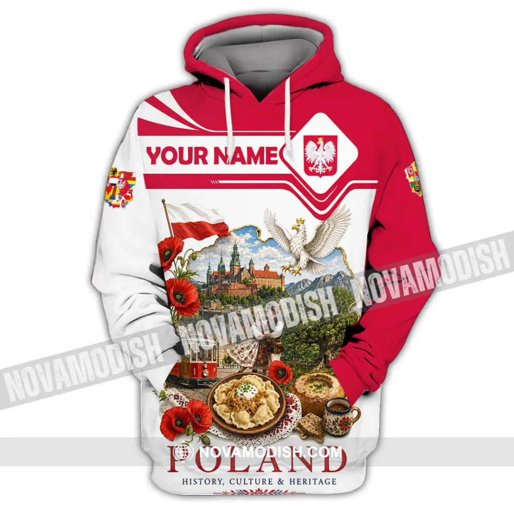 Unisex Shirt - Custom Poland Shirt - Hoodie / S - T-shirt