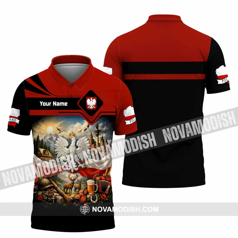 Unisex Shirt - Custom Poland Shirt - Polo Shirt / S - T-shirt