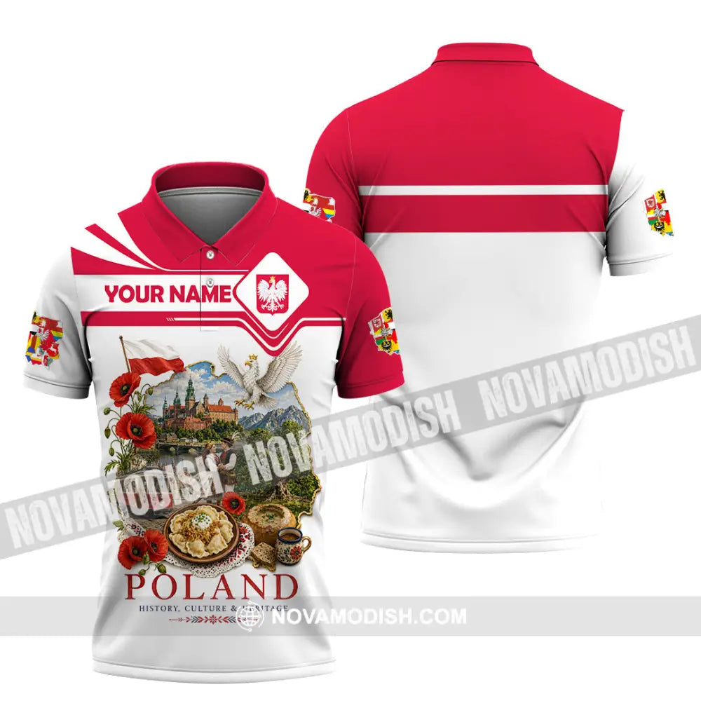 Unisex Shirt - Custom Poland Shirt - Polo Shirt / S - T-shirt