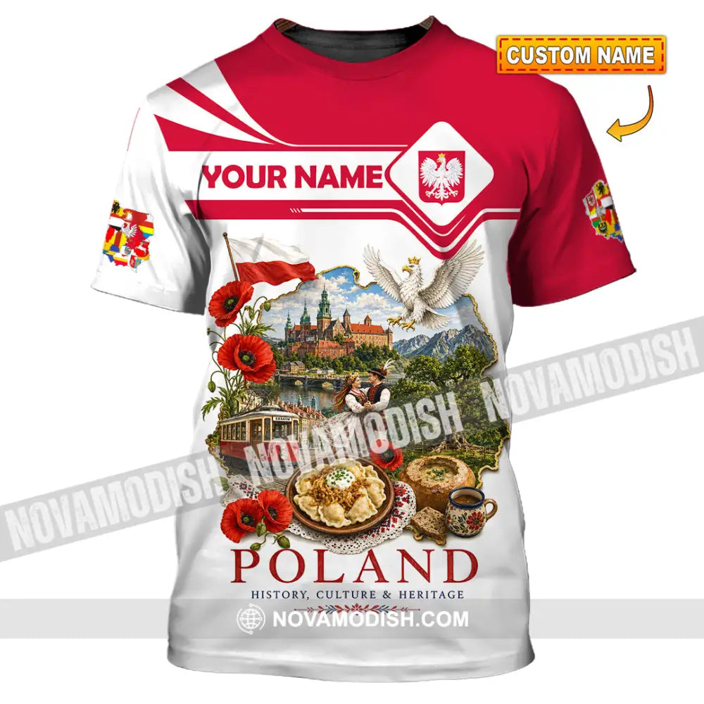 Unisex Shirt - Custom Poland Shirt - T-shirt