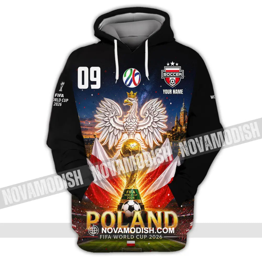 Unisex Shirt - Custom Poland World Cup 2026 Shirt - Hoodie / S - T-shirt