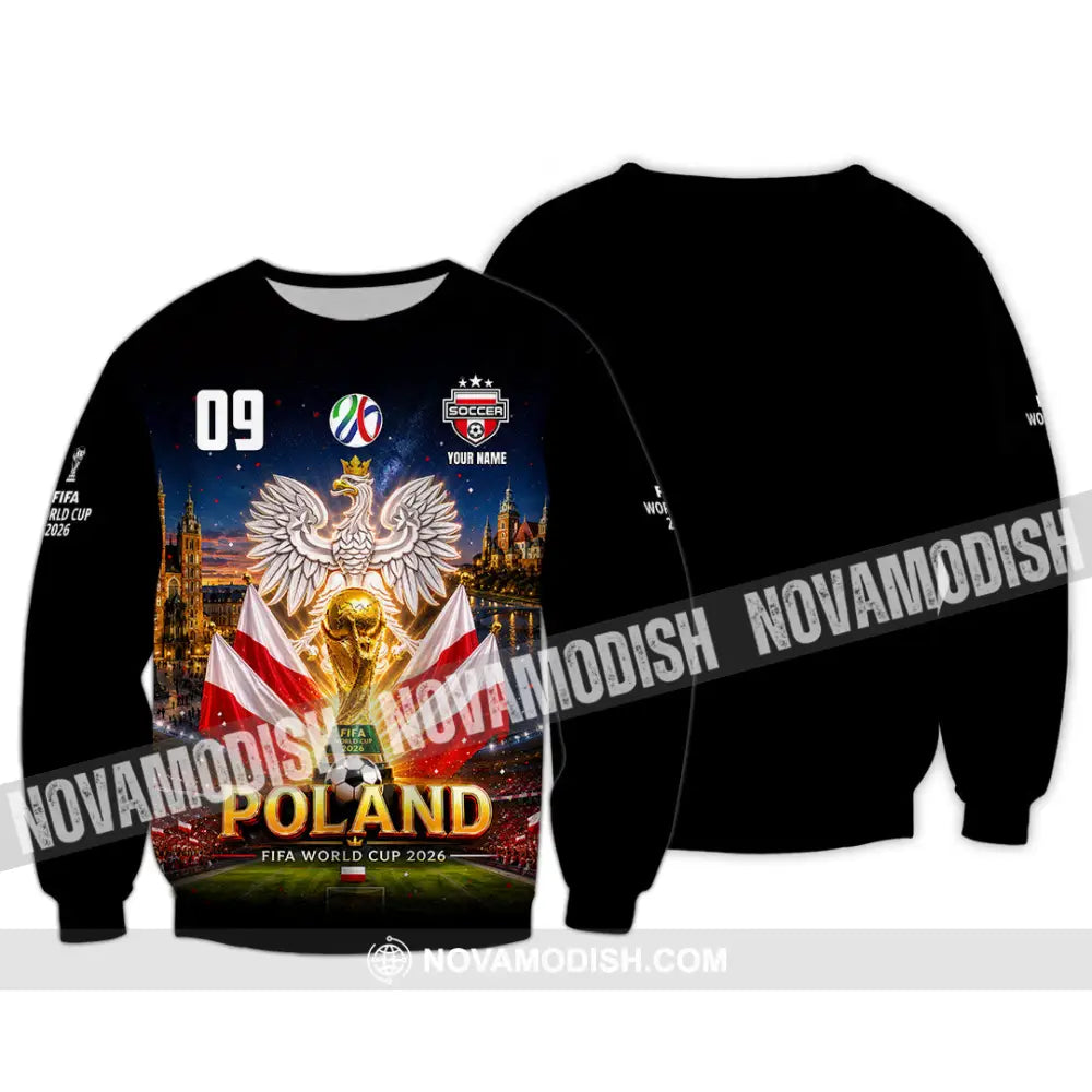 Unisex Shirt - Custom Poland World Cup 2026 Shirt - Long Sleeve / S - T-shirt