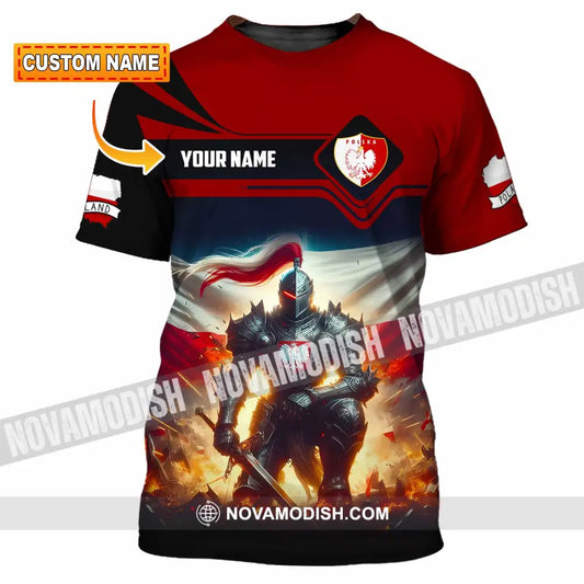 Unisex Shirt - Custom Polska Poland Shirt T-shirt