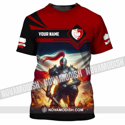 Unisex Shirt - Custom Polska Poland Shirt T-Shirt / S T-shirt