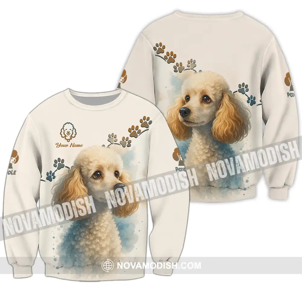 Unisex Shirt - Custom Poodle Shirt Long Sleeve / S T-shirt
