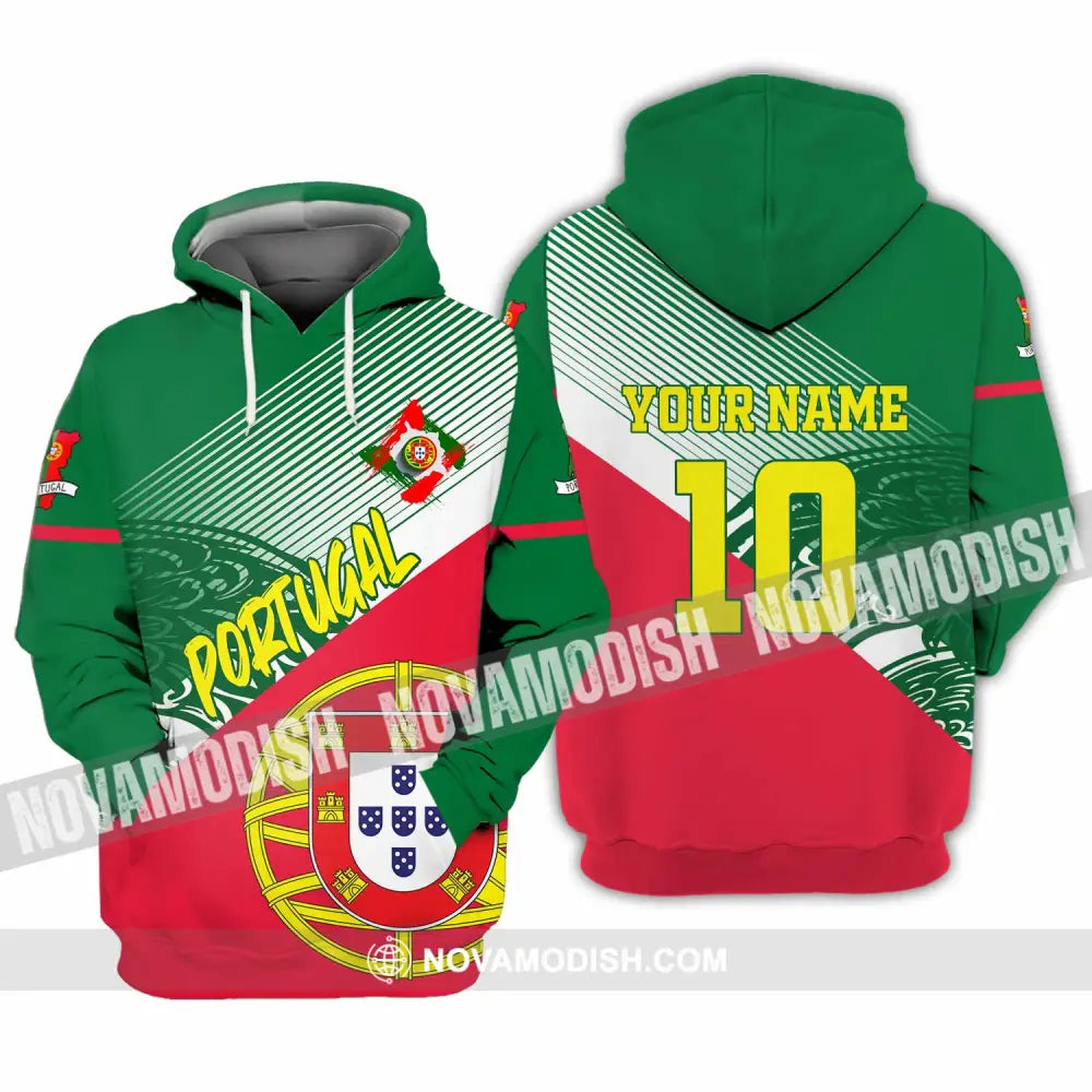Unisex Shirt - Custom Portugal 3D Shirt Hoodie / S T-shirt