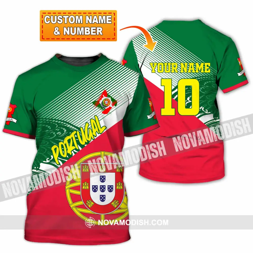 Unisex Shirt - Custom Portugal 3D Shirt T-shirt