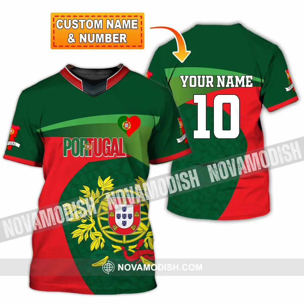 Unisex Shirt - Custom Portugal 3D Shirt T-shirt