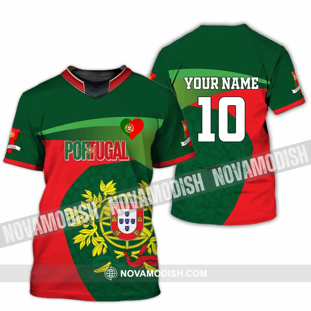 Unisex Shirt - Custom Portugal 3D Shirt T-Shirt / S T-shirt