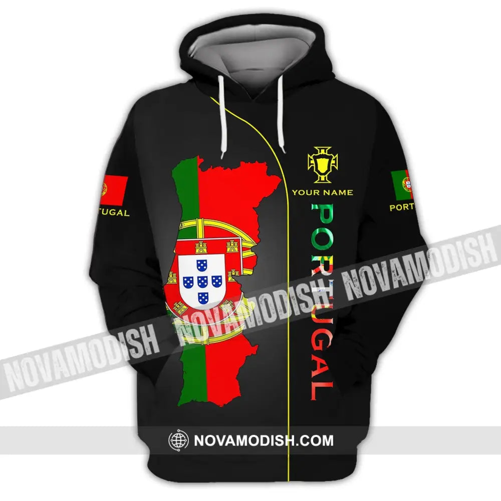Unisex Shirt - Custom Portugal Name Shirt - Portugal Shirt Custom Name Hoodie / S T-shirt