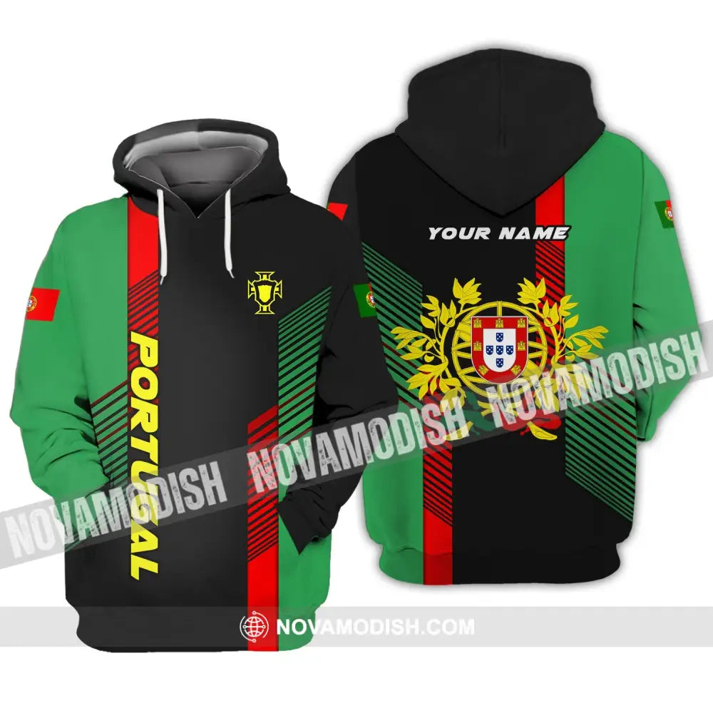 Unisex Shirt - Custom Portugal Name Shirt Portugal Logo Shirt - Custom Name Hoodie / S T-shirt