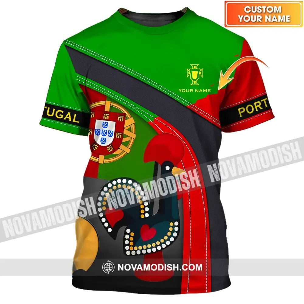 Unisex Shirt - Custom Portugal Name Shirt Portugal Shirt - Custom Name T-shirt
