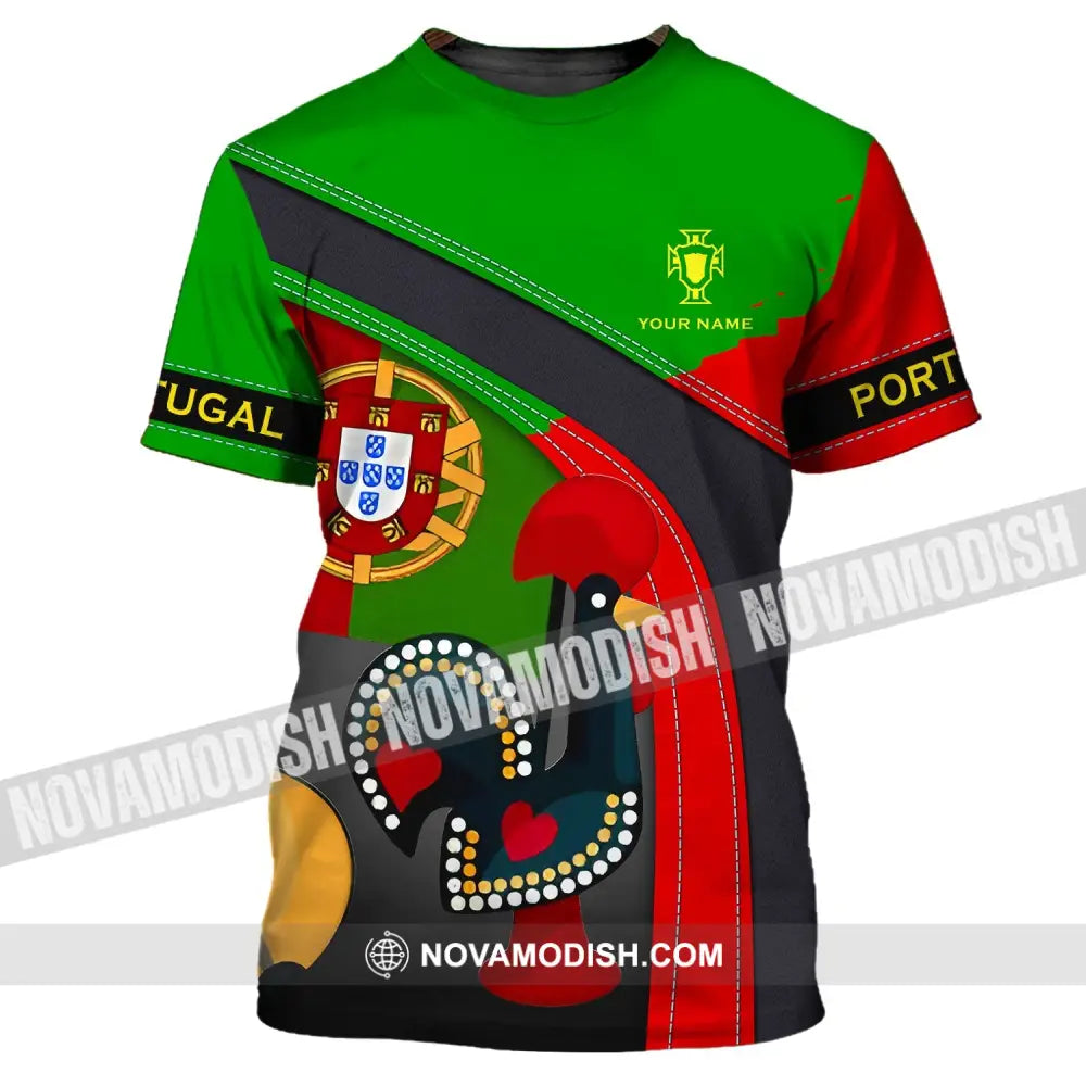 Unisex Shirt - Custom Portugal Name Shirt Portugal Shirt - Custom Name T-Shirt / S T-shirt