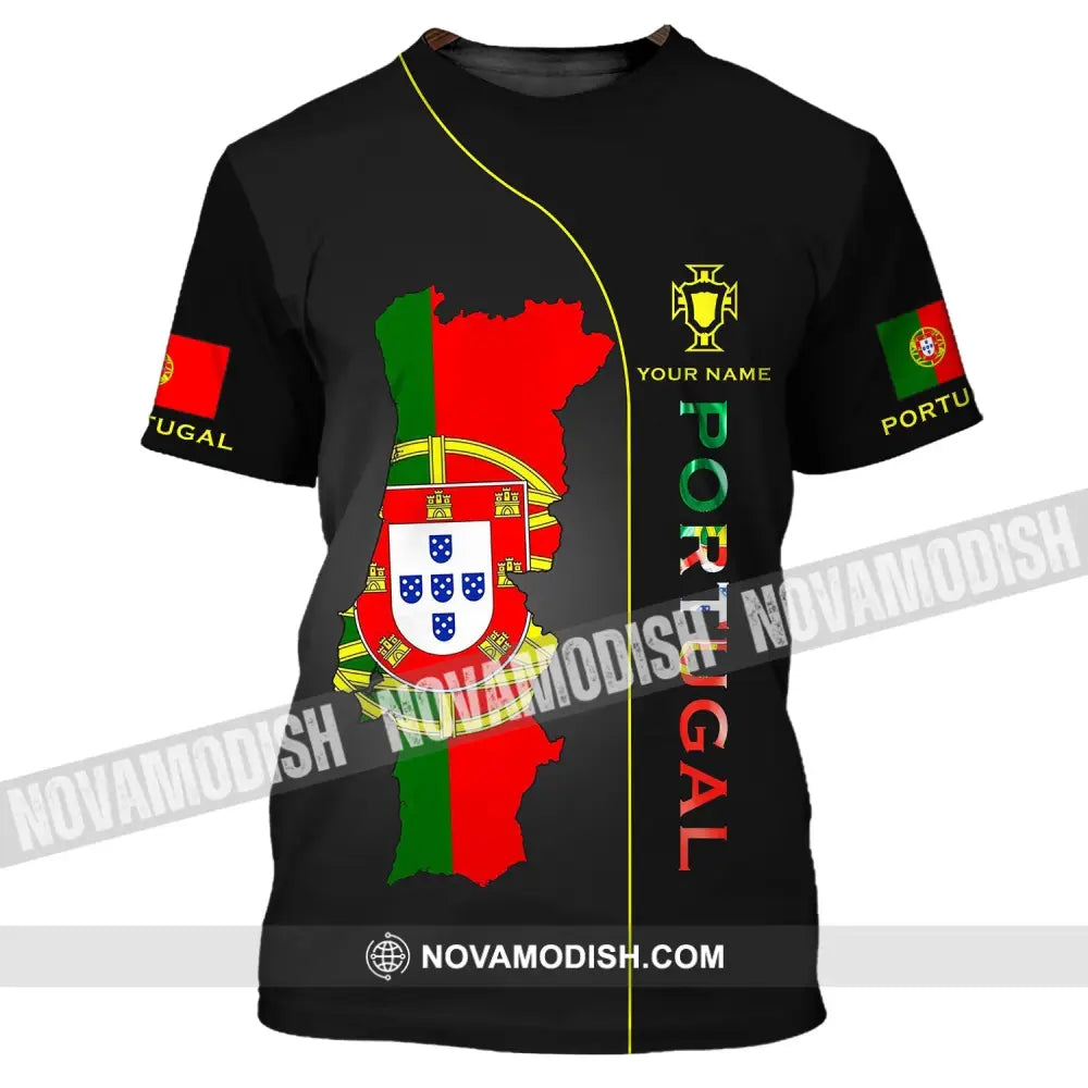 Unisex Shirt - Custom Portugal Name Shirt - Portugal Shirt Custom Name T-Shirt / S T-shirt