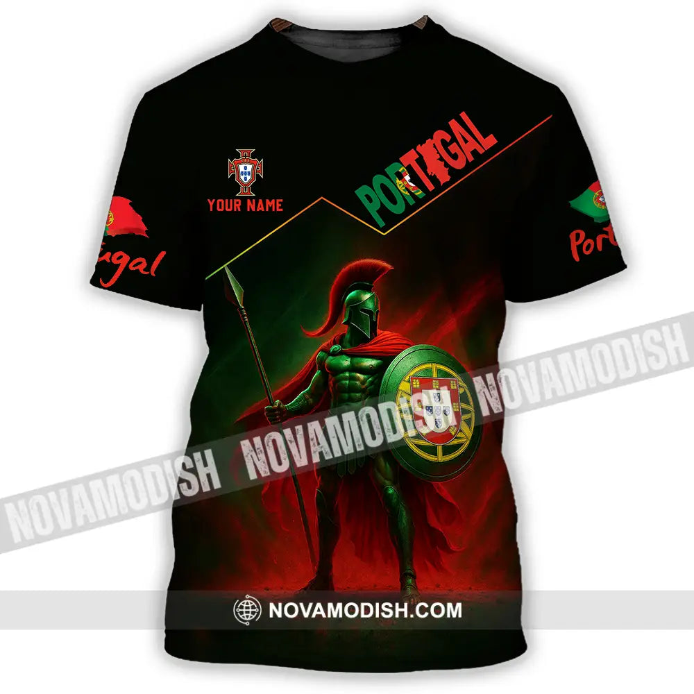 Unisex Shirt - Custom Portugal Warrior Shirt T-Shirt / S T-shirt