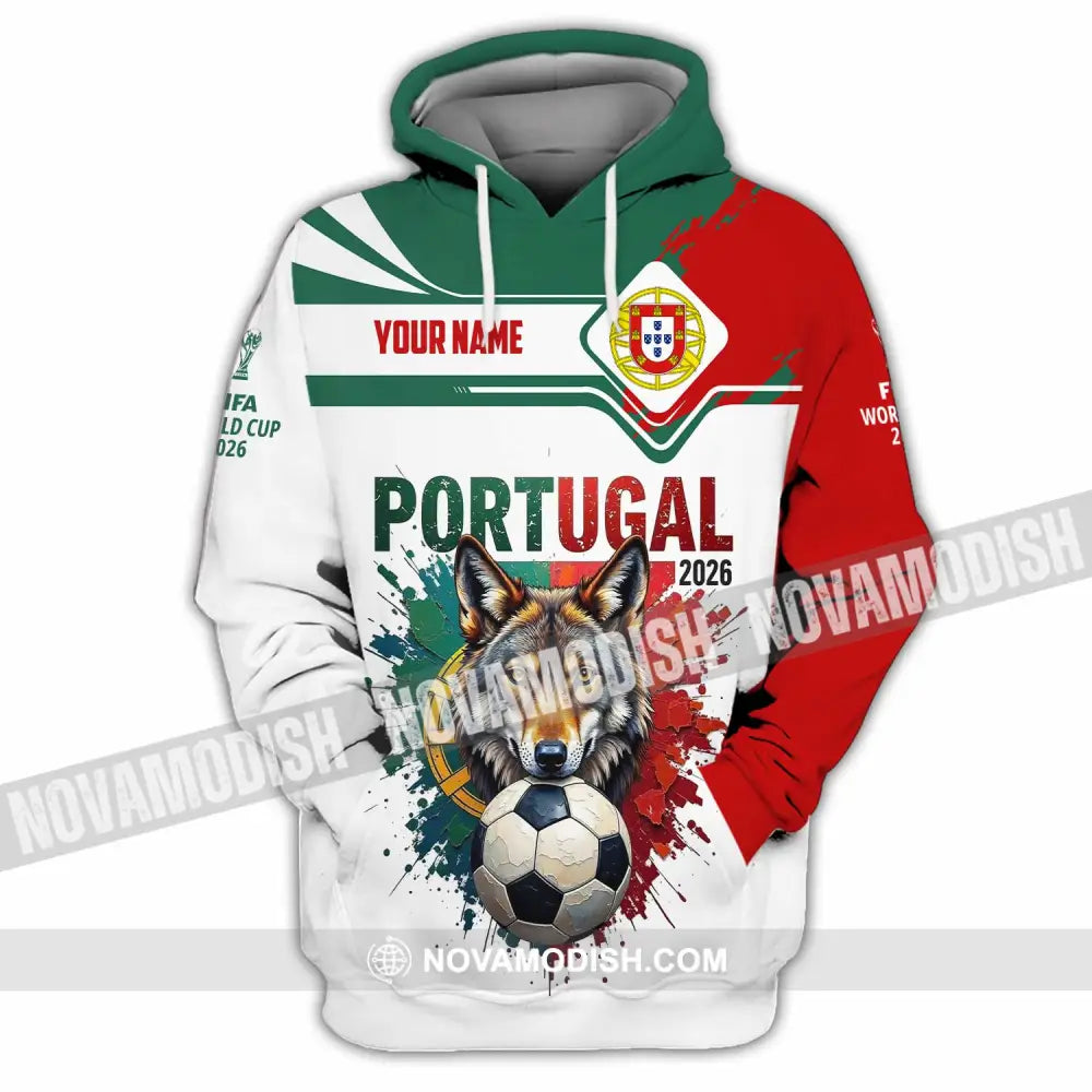 Unisex Shirt - Custom Portugal World Cup 2026 3D Shirt - Hoodie / S - T-shirt