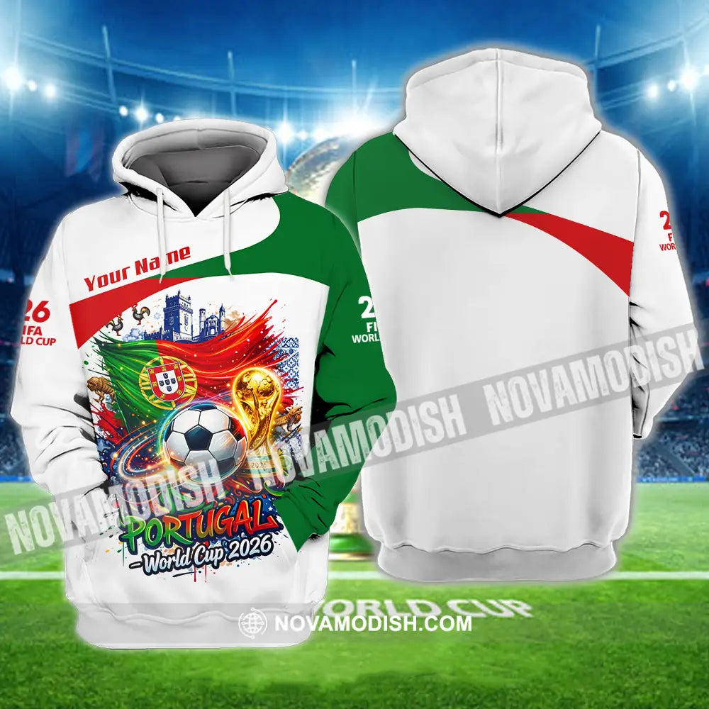 Unisex Shirt - Custom Portugal World Cup 2026 3D Shirt - Hoodie / S - T-shirt