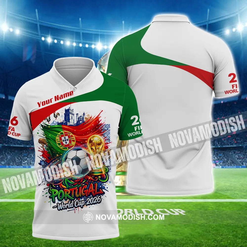 Unisex Shirt - Custom Portugal World Cup 2026 3D Shirt - Polo Shirt / S - T-shirt