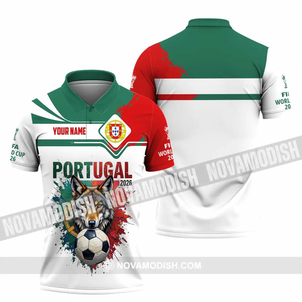 Unisex Shirt - Custom Portugal World Cup 2026 3D Shirt - Polo Shirt / S - T-shirt