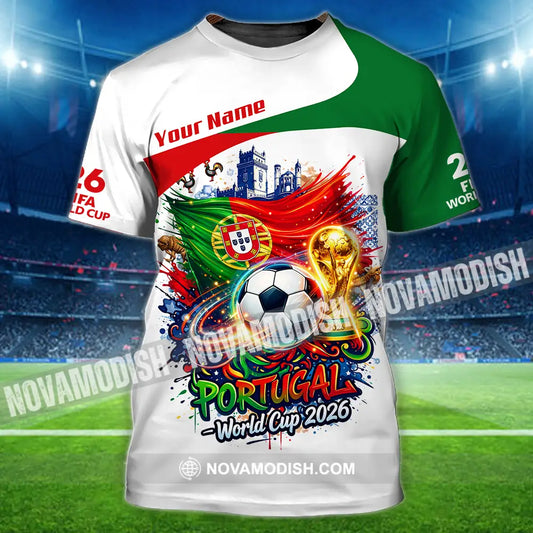 Unisex Shirt - Custom Portugal World Cup 2026 3D Shirt - T-Shirt / S - T-shirt