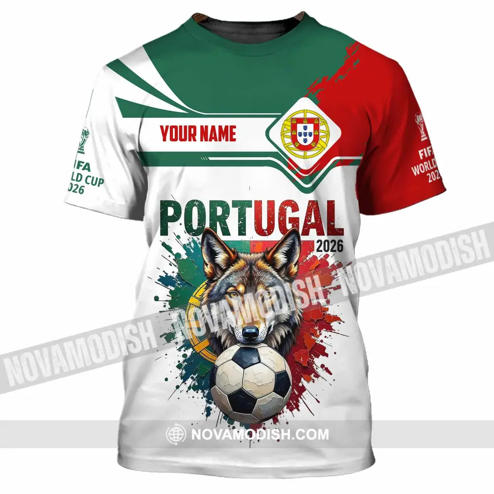 Unisex Shirt - Custom Portugal World Cup 2026 3D Shirt - T-Shirt / S - T-shirt