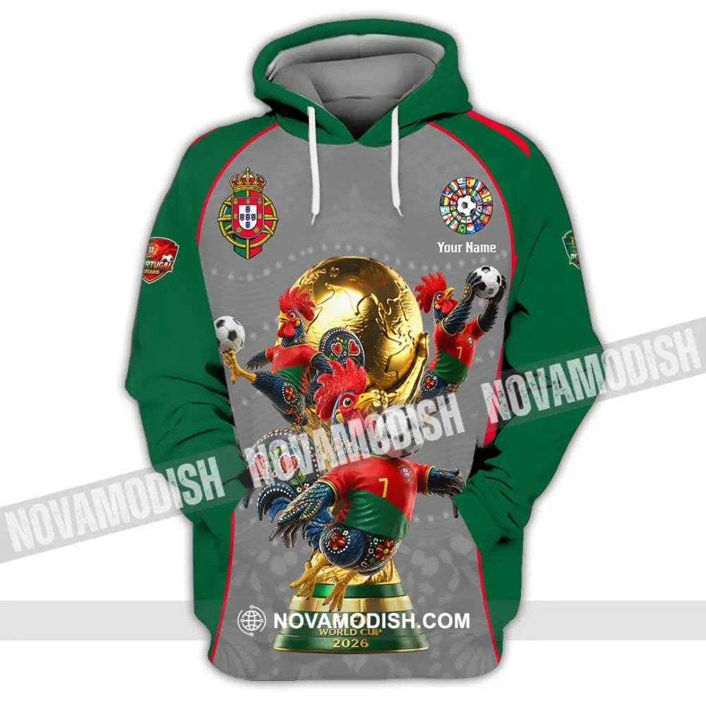 Unisex Shirt - Custom Portugal World Cup 2026 Shirt - Hoodie / S - T-shirt