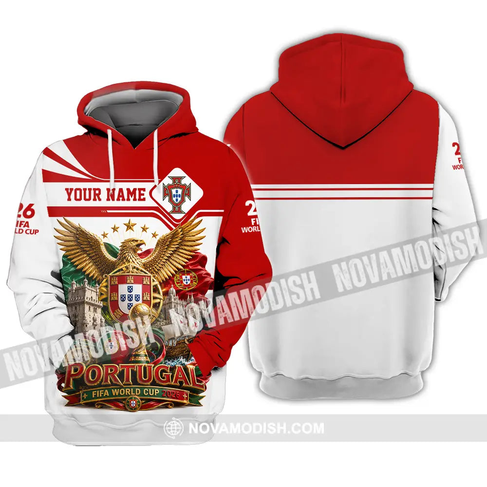 Unisex Shirt - Custom Portugal World Cup 2026 Shirt - Hoodie / S - T-shirt