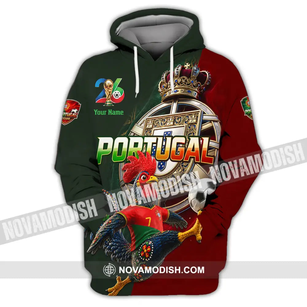 Unisex Shirt - Custom Portugal World Cup 2026 Shirt - Hoodie / S - T-shirt