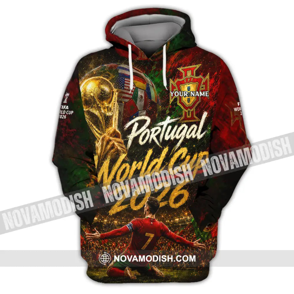 Unisex Shirt - Custom Portugal World Cup 2026 Shirt - Hoodie / S - T-shirt