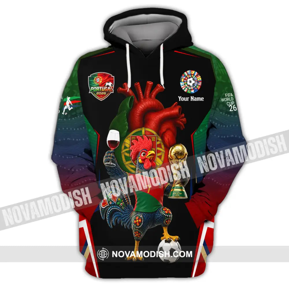 Unisex Shirt - Custom Portugal World Cup 2026 Shirt - Hoodie / S - T-shirt