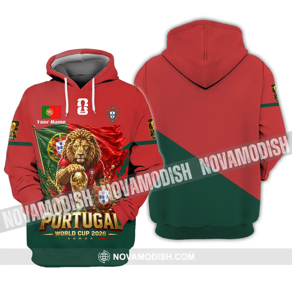 Unisex Shirt - Custom Portugal World Cup 2026 Shirt - Hoodie / S - T-shirt