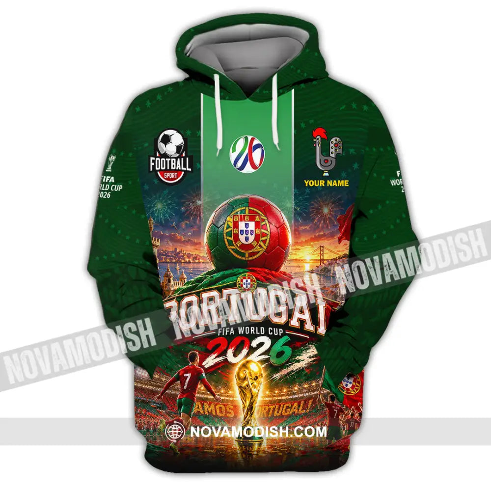 Unisex Shirt - Custom Portugal World Cup 2026 Shirt - Hoodie / S - T-shirt