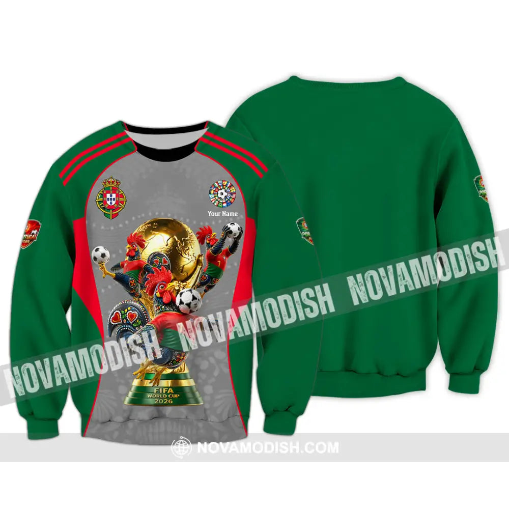 Unisex Shirt - Custom Portugal World Cup 2026 Shirt - Long Sleeve / S - T-shirt