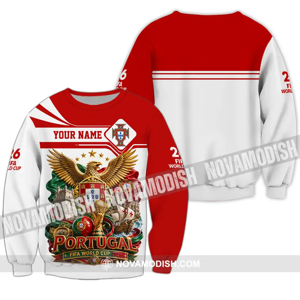 Unisex Shirt - Custom Portugal World Cup 2026 Shirt - Long Sleeve / S - T-shirt